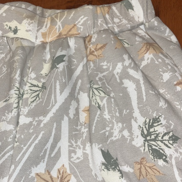 Eutten cream and grey high waisted fleece jogger sweat pants size large new - Picture 5 of 13